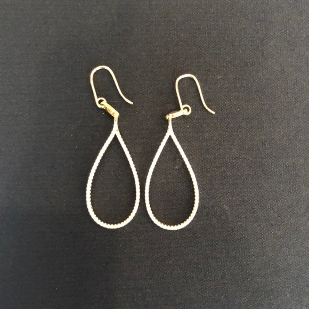Mk teardrop earrings